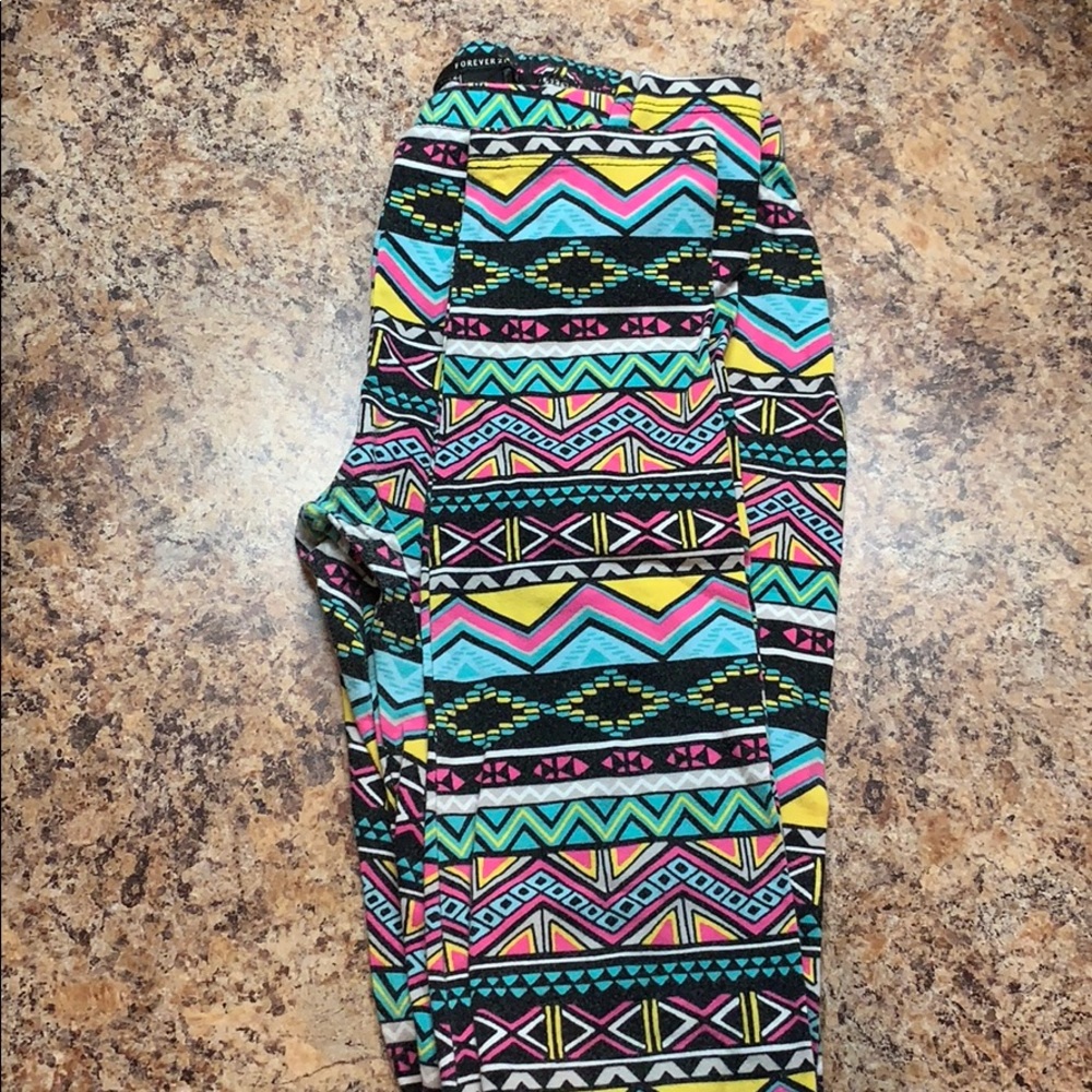 Cute tribal colorful leggings